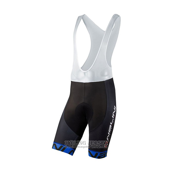 2021 Cycling Jersey Nalini Black Blue Short Sleeve And Bib Short