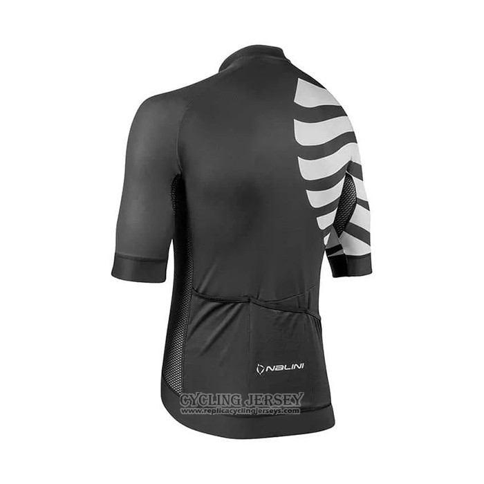2021 Cycling Jersey Nalini Black Short Sleeve And Bib Short
