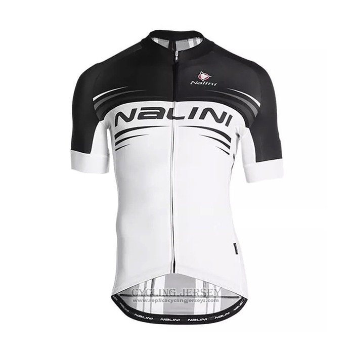 2021 Cycling Jersey Nalini Black White Short Sleeve And Bib Short