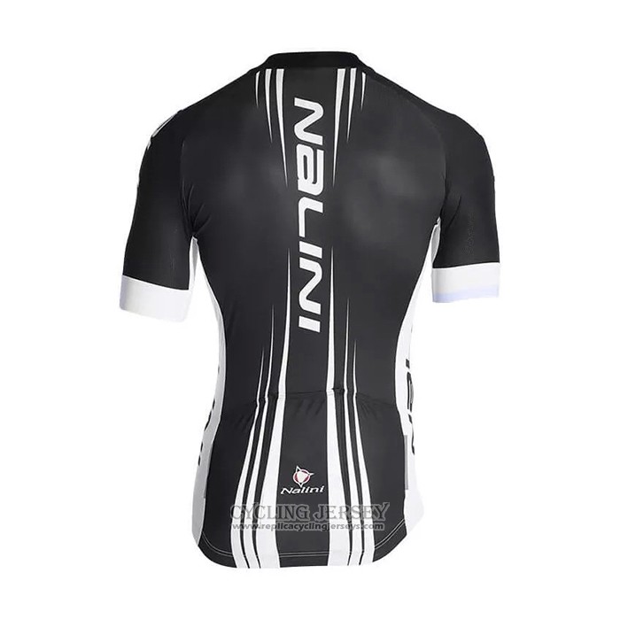 2021 Cycling Jersey Nalini Black White Short Sleeve And Bib Short