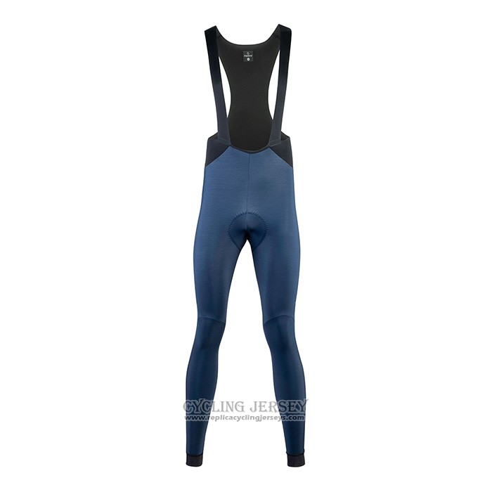 2021 Cycling Jersey Nalini Blue Long Sleeve And Bib Tight