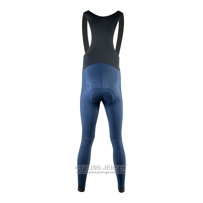 2021 Cycling Jersey Nalini Blue Long Sleeve And Bib Tight