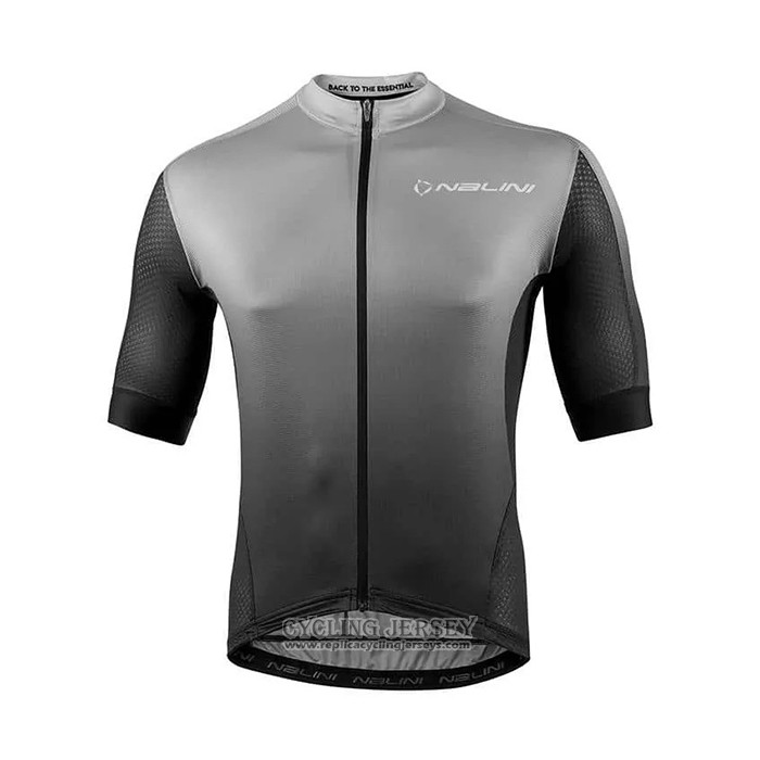 2021 Cycling Jersey Nalini Gray Short Sleeve And Bib Short