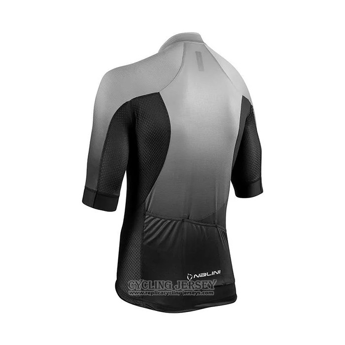 2021 Cycling Jersey Nalini Gray Short Sleeve And Bib Short