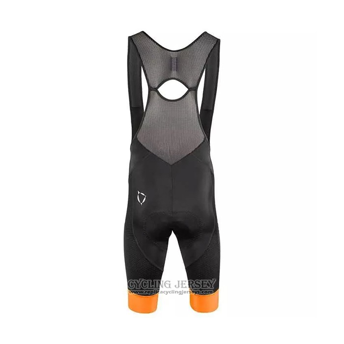 2021 Cycling Jersey Nalini Green Orange Short Sleeve And Bib Short