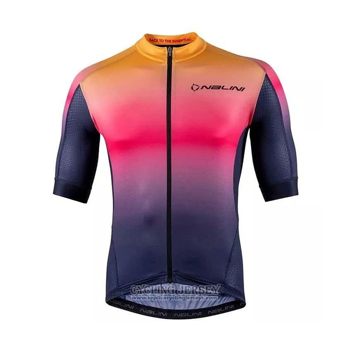 2021 Cycling Jersey Nalini Multicolore Short Sleeve And Bib Short