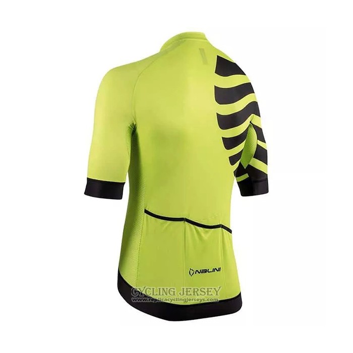2021 Cycling Jersey Nalini Yellow Black Short Sleeve And Bib Short