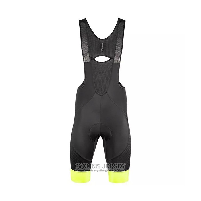 2021 Cycling Jersey Nalini Yellow Black Short Sleeve And Bib Short