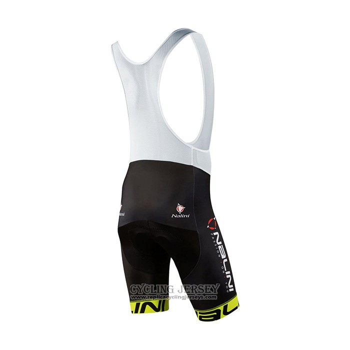 2021 Cycling Jersey Nalini Yellow Short Sleeve And Bib Short