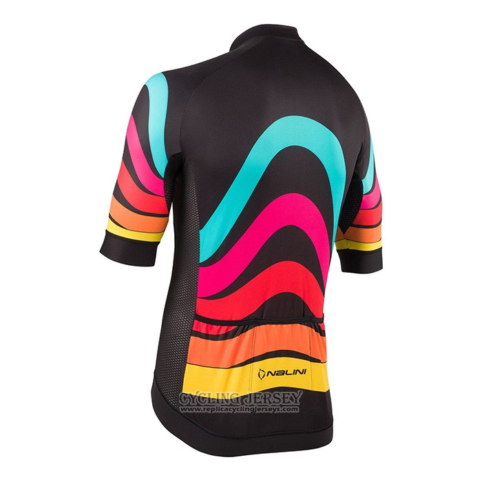 2022 Cycling Jersey Nalini Black Short Sleeve And Bib Short