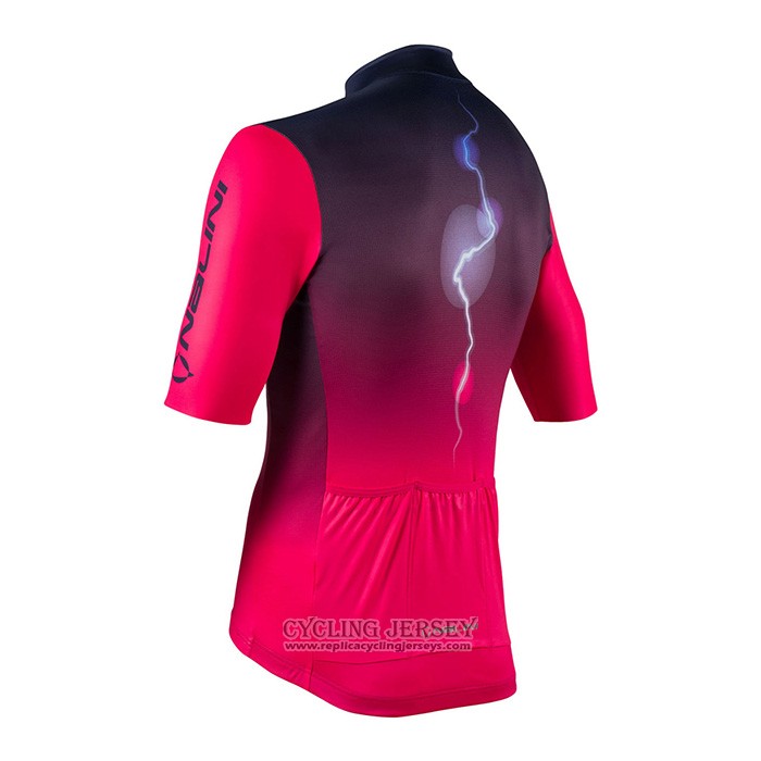 2022 Cycling Jersey Nalini Fuchsia Short Sleeve And Bib Short