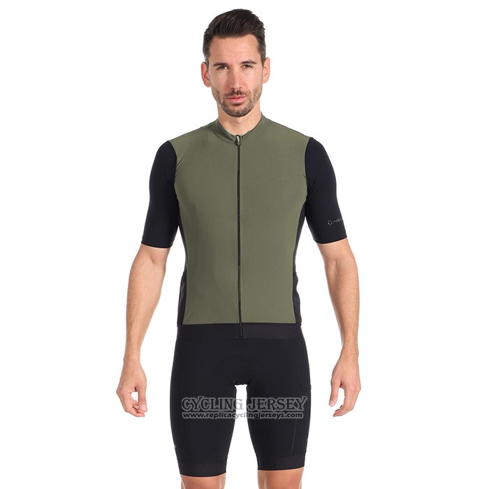 2022 Cycling Jersey Nalini Green Short Sleeve And Bib Short