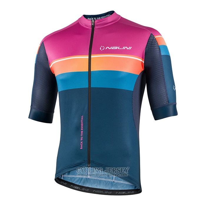 2022 Cycling Jersey Nalini Purple Short Sleeve And Bib Short