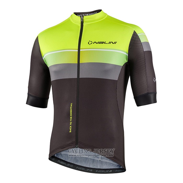2022 Cycling Jersey Nalini Yellow Short Sleeve And Bib Short
