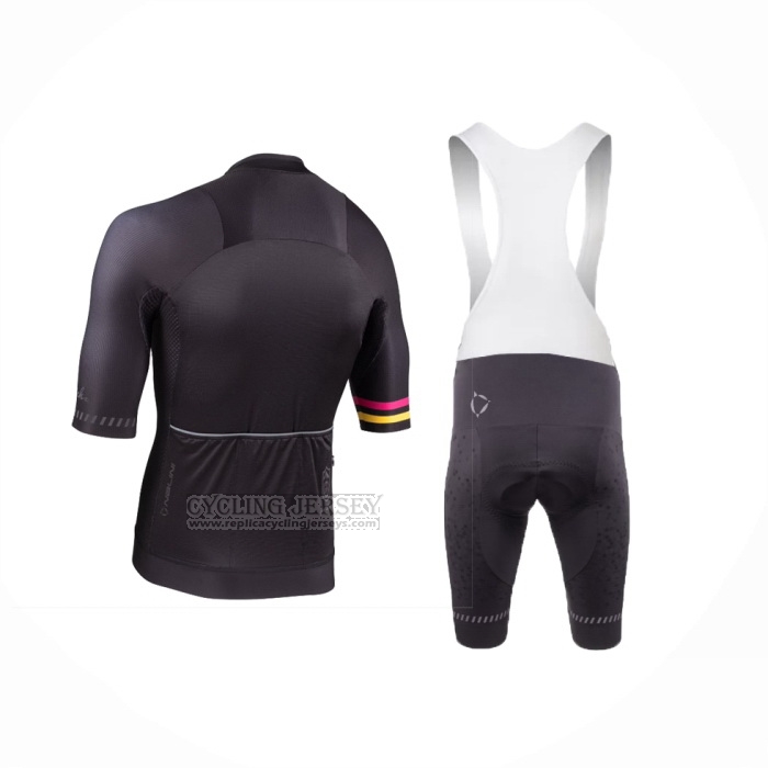 2024 Cycling Jersey Nalini Black Short Sleeve And Bib Short