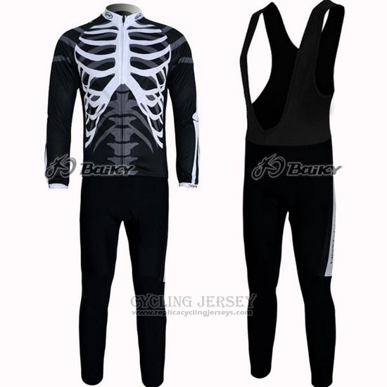 2012 Cycling Jersey Northwave Black Long Sleeve and Bib Tight