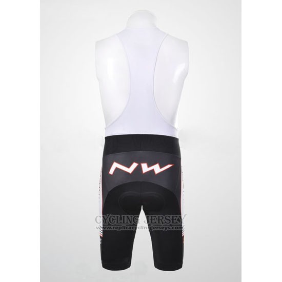 2012 Cycling Jersey Northwave Black and White Short Sleeve and Bib Short