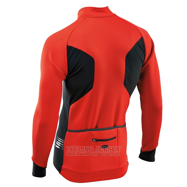 2017 Cycling Jersey Nalini Northwave Ml Red and Black Long Sleeve and Bib Tight