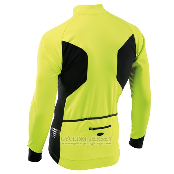 2017 Cycling Jersey Nalini Northwave Ml Yellow and Black Long Sleeve and Bib Tight