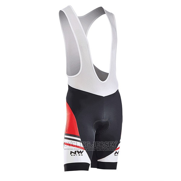 2017 Cycling Jersey Northwave Blade Air Black and Red Short Sleeve and Bib Short