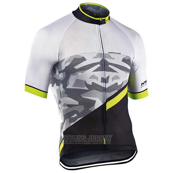 2017 Cycling Jersey Northwave Blade Air Black and White Short Sleeve and Bib Short