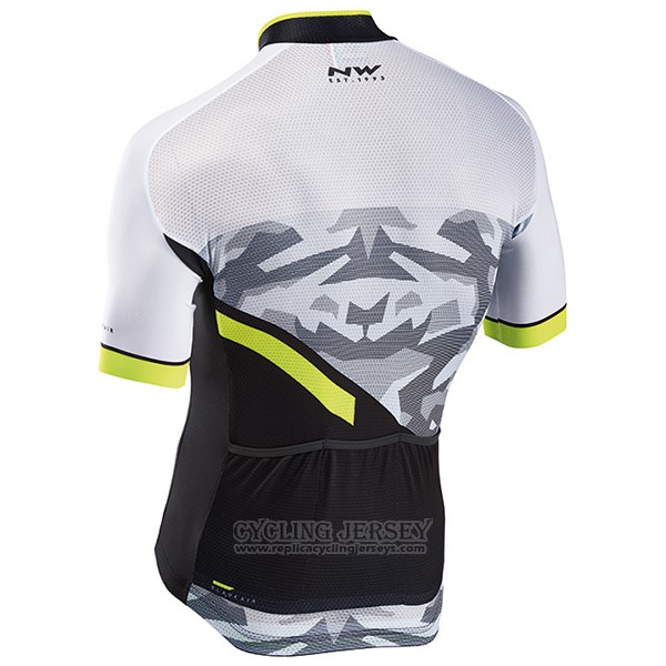 2017 Cycling Jersey Northwave Blade Air Black and White Short Sleeve and Bib Short