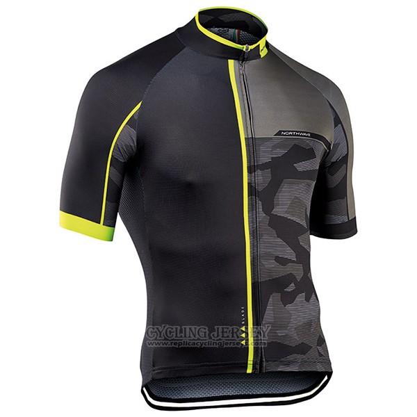 2017 Cycling Jersey Northwave Blade Black Short Sleeve and Bib Short