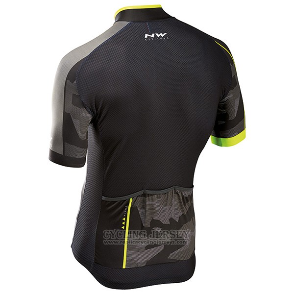 2017 Cycling Jersey Northwave Blade Black Short Sleeve and Bib Short
