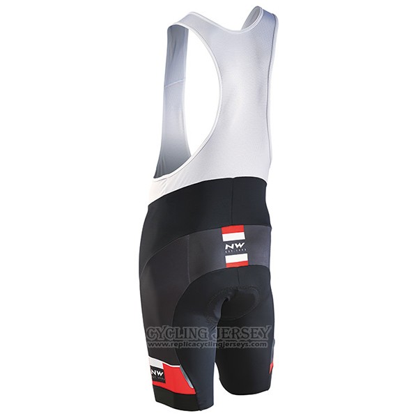 2017 Cycling Jersey Northwave Blade Black and Red Short Sleeve and Bib Short