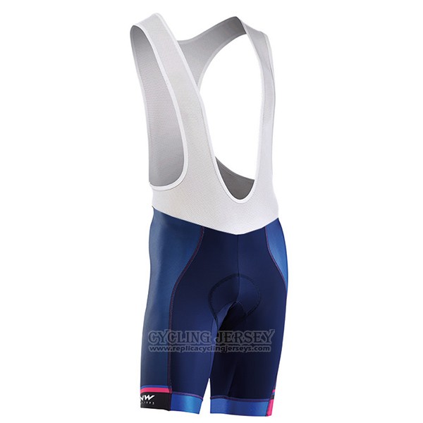 2017 Cycling Jersey Northwave Extreme Red and Blue Short Sleeve and Bib Short