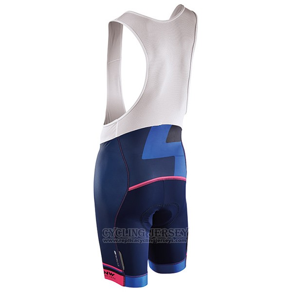 2017 Cycling Jersey Northwave Extreme Red and Blue Short Sleeve and Bib Short