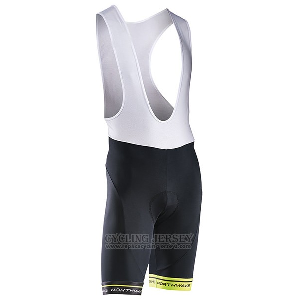 2017 Cycling Jersey Northwave Green and Black Short Sleeve and Bib Short