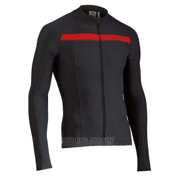 2017 Cycling Jersey Northwave Ml Black Long Sleeve and Bib Tight