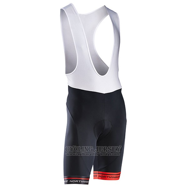 2017 Cycling Jersey Northwave Red and White Short Sleeve and Bib Short