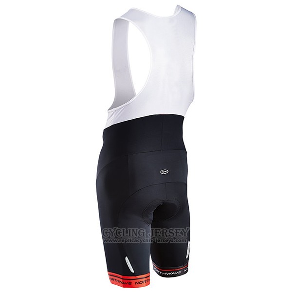 2017 Cycling Jersey Northwave Red and White Short Sleeve and Bib Short