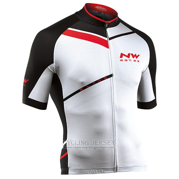 2017 Cycling Jersey Northwave White Short Sleeve and Bib Short