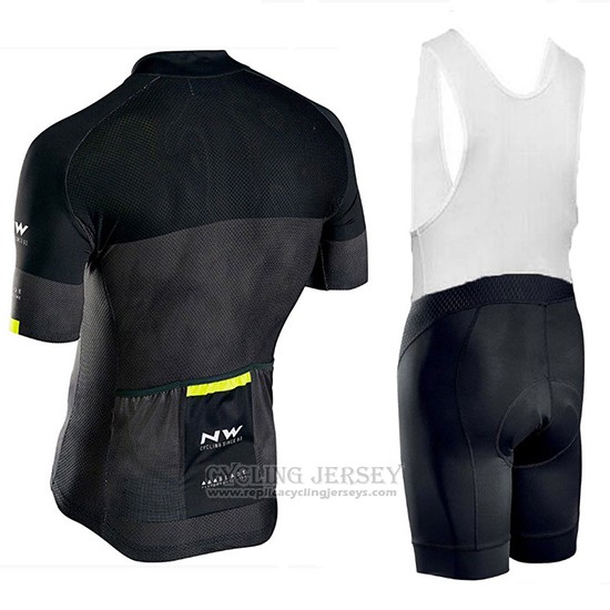 2018 Cycling Jersey Northwave Blade Black Short Sleeve and Bib Short