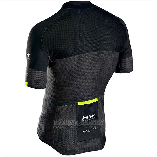 2018 Cycling Jersey Northwave Blade Black Short Sleeve and Bib Short