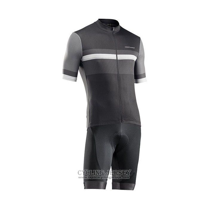 2021 Cycling Jersey Northwave Black Short Sleeve And Bib Short QXF21-0058