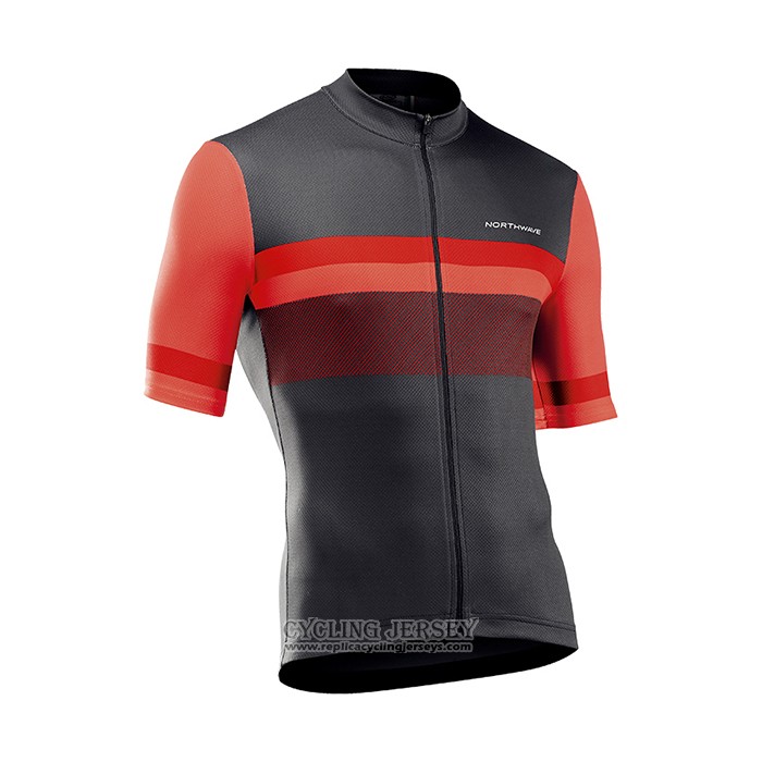 2021 Cycling Jersey Northwave Red Short Sleeve And Bib Short QXF21-0060