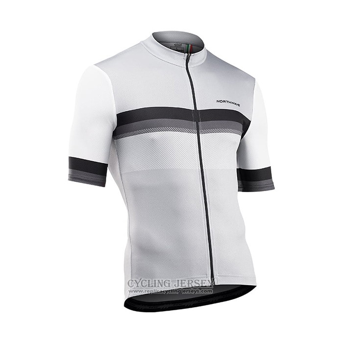 2021 Cycling Jersey Northwave White Short Sleeve And Bib Short QXF21-0062
