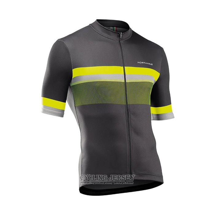 2021 Cycling Jersey Northwave Yellow Short Sleeve And Bib Short QXF21-0061