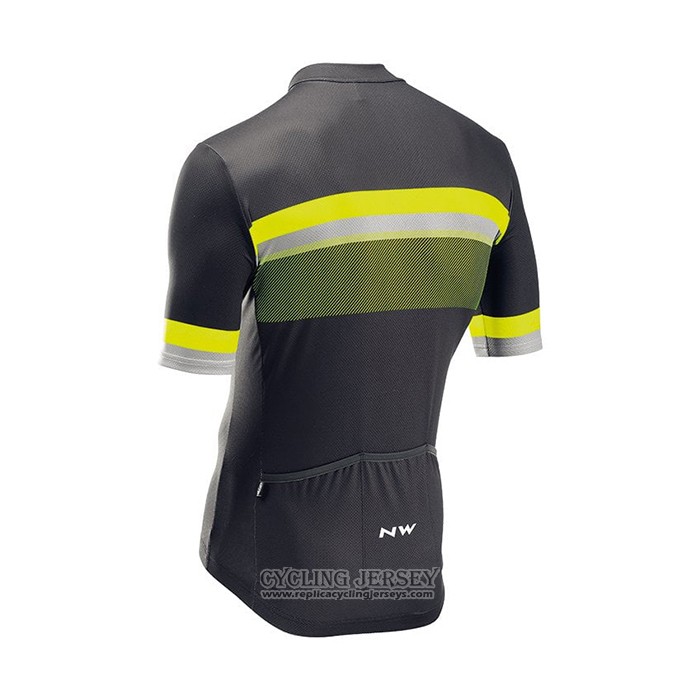 2021 Cycling Jersey Northwave Yellow Short Sleeve And Bib Short QXF21-0061