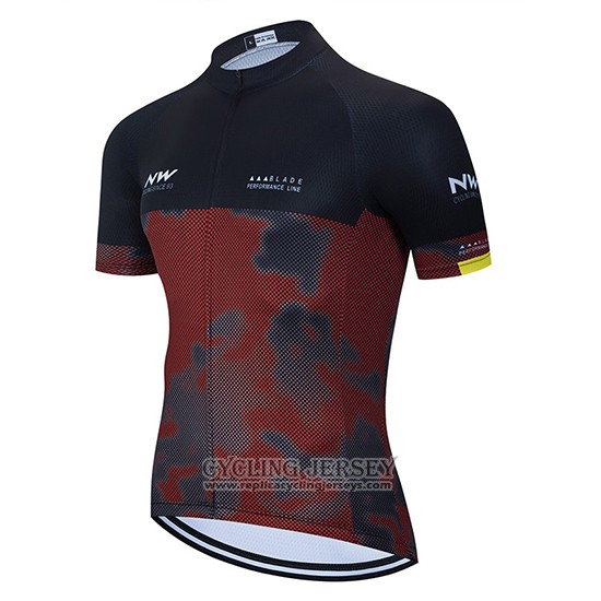 2020 Cycling Jersey Northwave Black Gray Red Short Sleeve And Bib Short