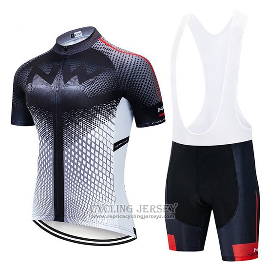 2020 Cycling Jersey Northwave Black White Short Sleeve And Bib Short