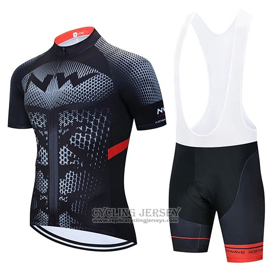 2020 Cycling Jersey Northwave Black Yellow Red Short Sleeve And Bib Short