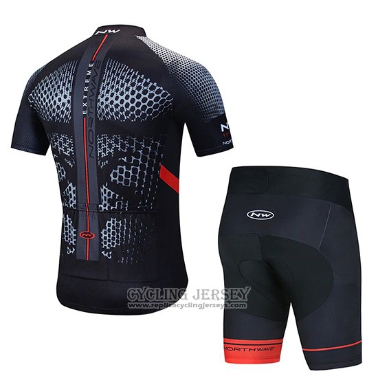 2020 Cycling Jersey Northwave Black Yellow Red Short Sleeve And Bib Short