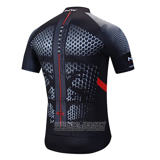 2020 Cycling Jersey Northwave Black Yellow Red Short Sleeve And Bib Short