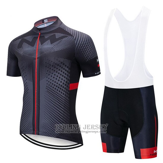 2020 Cycling Jersey Northwave Gray White Short Sleeve And Bib Short