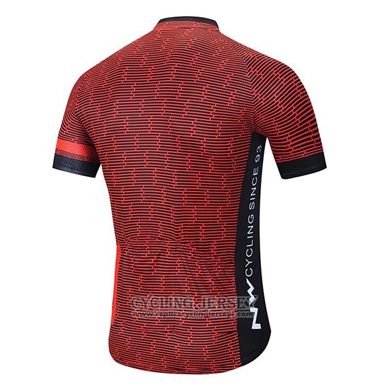 2020 Cycling Jersey Northwave Red Black White Short Sleeve And Bib Short